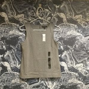 Banana Republic Heather Gray Shell Top